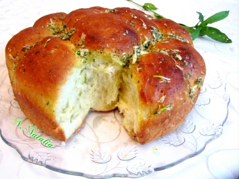 Погача со лук (посно)