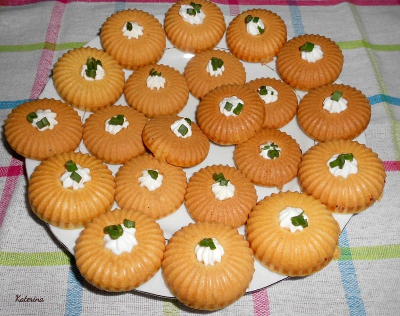 Мафини со снегулки за компир пире