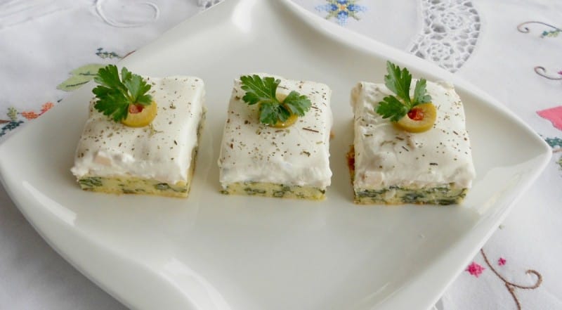 Солени празнични коцки