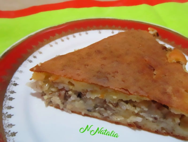 Пита со ориз и риба од конзерва