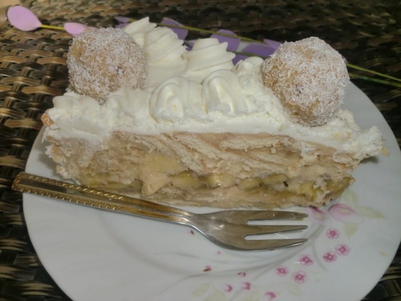 Дипломат торта (без печење)