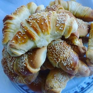 Кифли со путер
