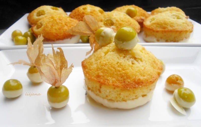 Мафини со физалис и кокос - Physalis