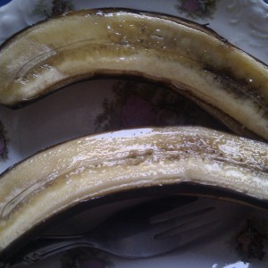 Печена банана