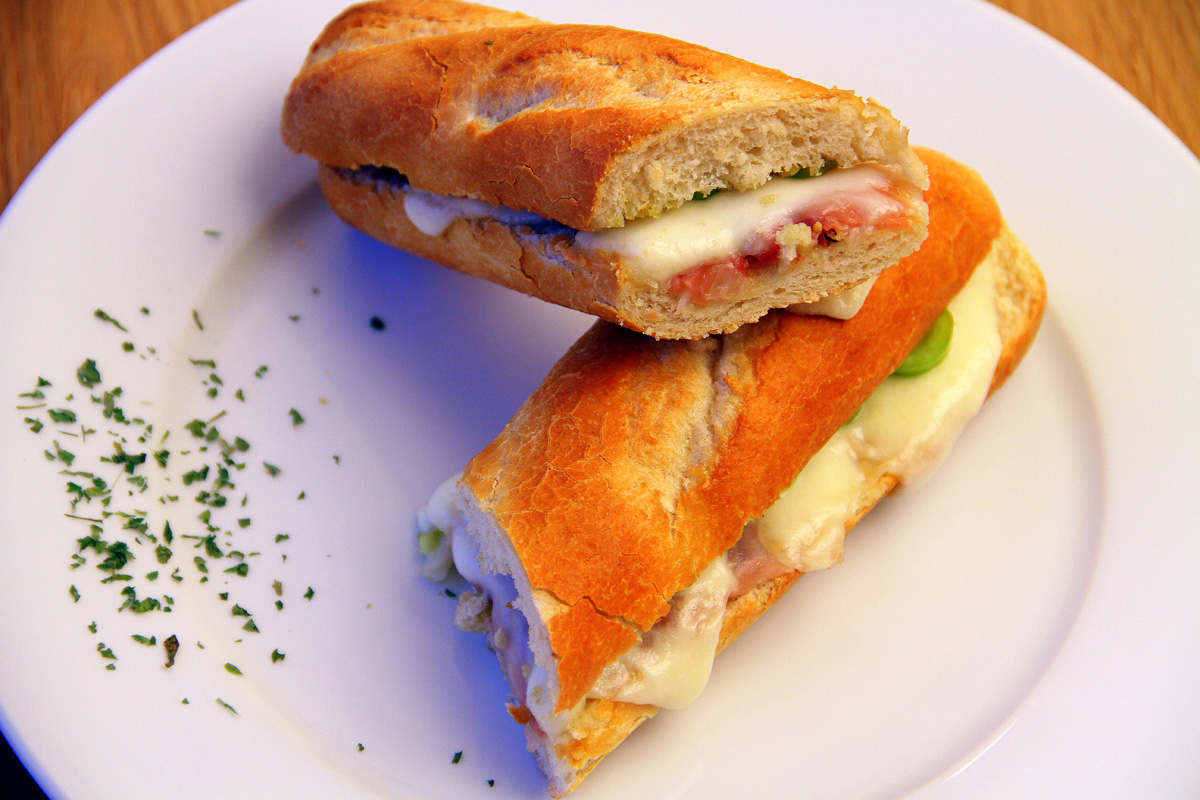 Видео рецепт: Сендвич со шунка