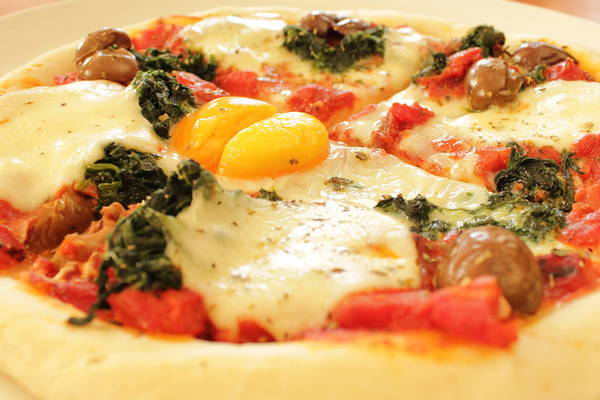 Видео рецепт: Пица Фиорентина