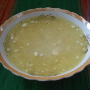 Крем супа со гриз