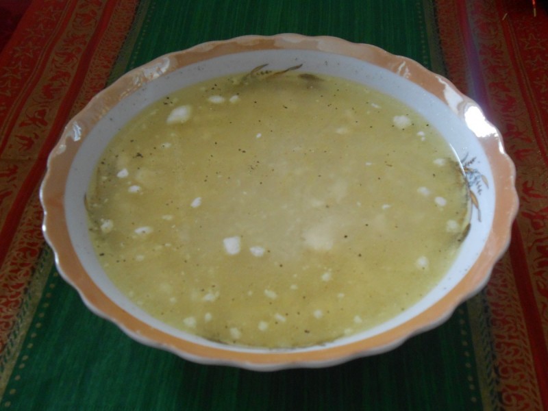Крем супа со гриз