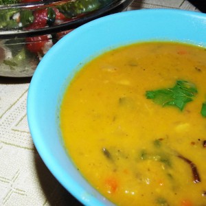 Крем супа со ѓумбир, див ориз, печурки и морков