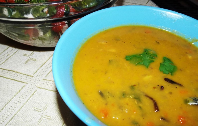 Крем супа со ѓумбир, див ориз, печурки и морков