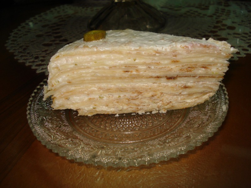 Солена торта од палачинки