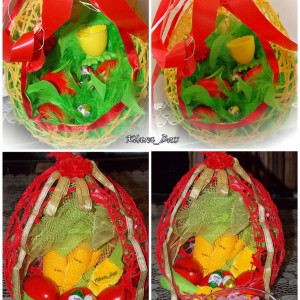 Велигденска декорација-Јајце од балон