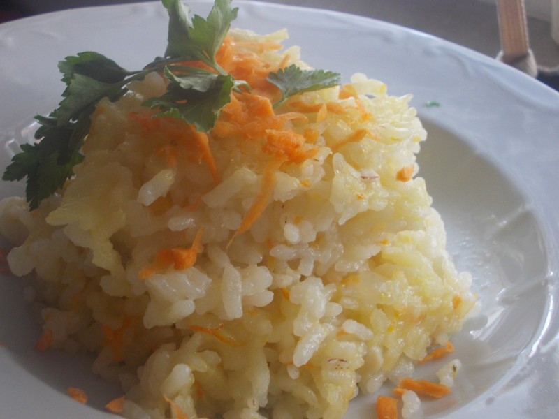 Ориз во рерна - прилог