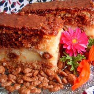 Торта колач со пудинг