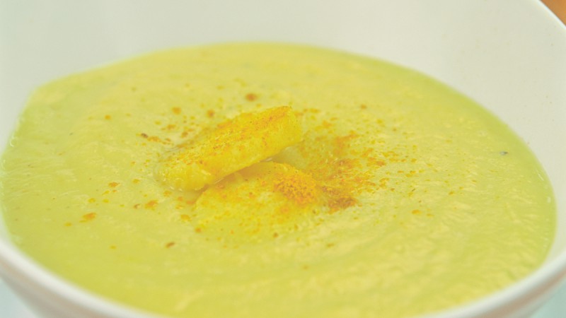 Видео рецепт: Супа од пашканат и кари (Посна)