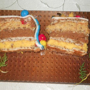 Торта со три фила