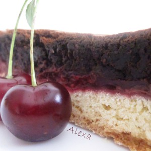 Чоколаден тарт со вишни