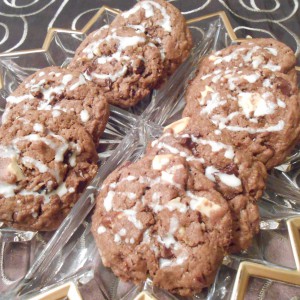 Чоколадни колачи со ореви