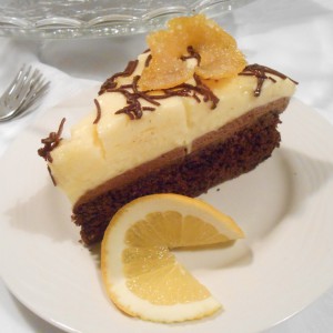 Чоколадна торта со портокали