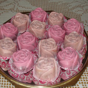 Розеви новогодишни ружички