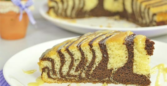 Видео рецепт: Зебра торта