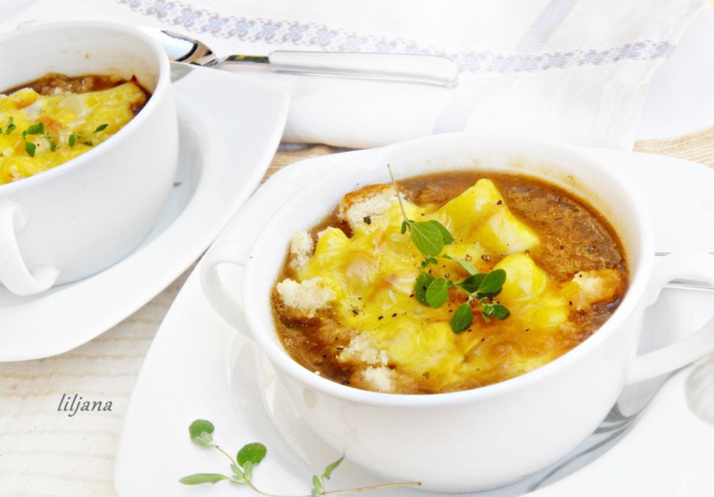 Француска супа со кромид - French Onion Soup