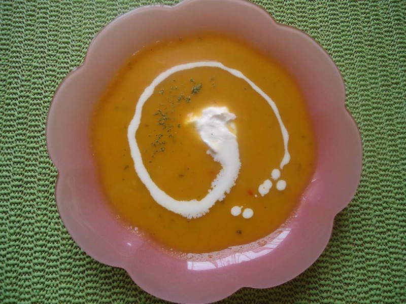 Крем супа од тиква и морков