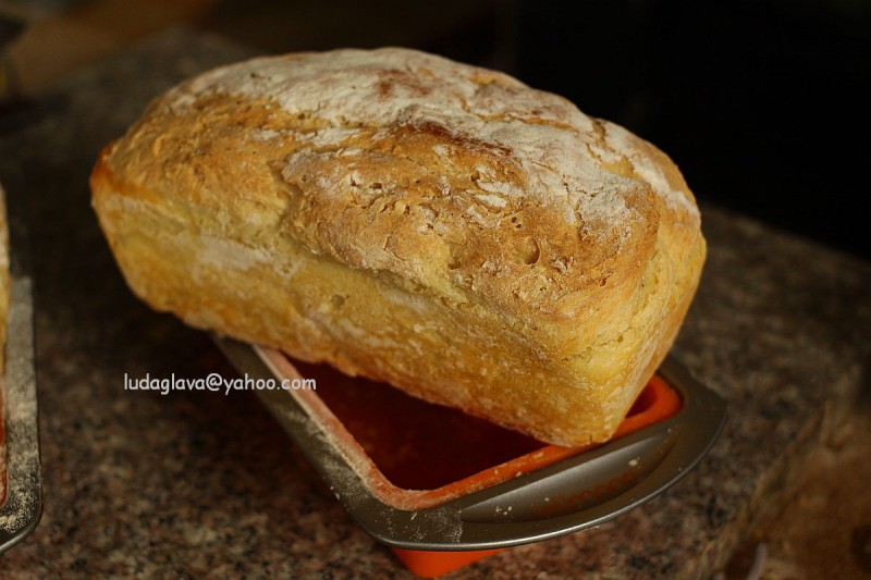 Домашен леб од пченично брашно (интегрално или бело)