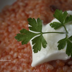 Прилог од ориз со домати или доматен сос - посно  (рецепт од Народен кувар 1976)