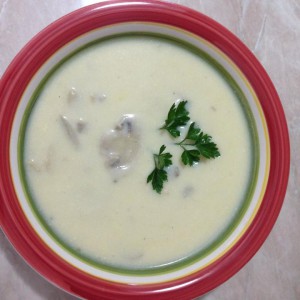 Крем супа со печурки