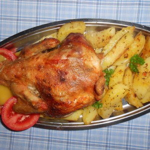 Печено пиле во апарат на Делимано (со малку поинаква маринада)