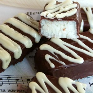 Чоколадна клавијатура – баунти чоколадо