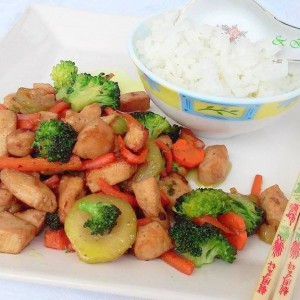 Ручек со пилешко и зеленчук