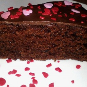 Сочна чоколадна торта со рум (посно)
