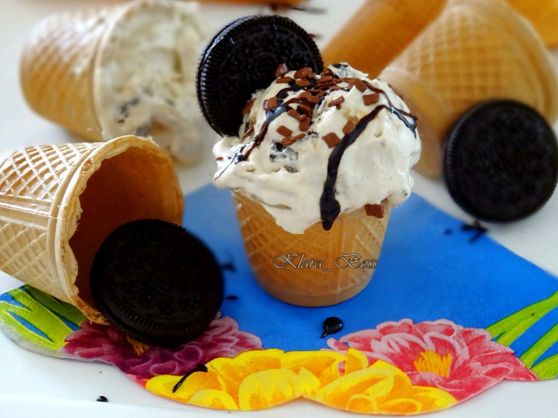 Нес-сладолед со орео колачи 