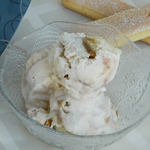 Тирамису сладолед без јајца (во апарат за сладолед)