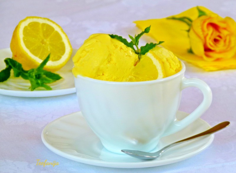Лимон сладолед
