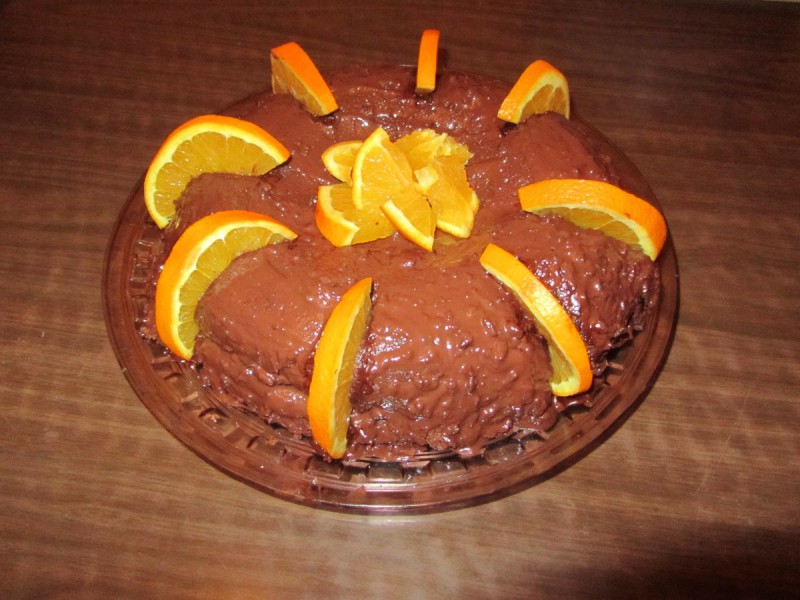 Торта со портокали и чоколада
