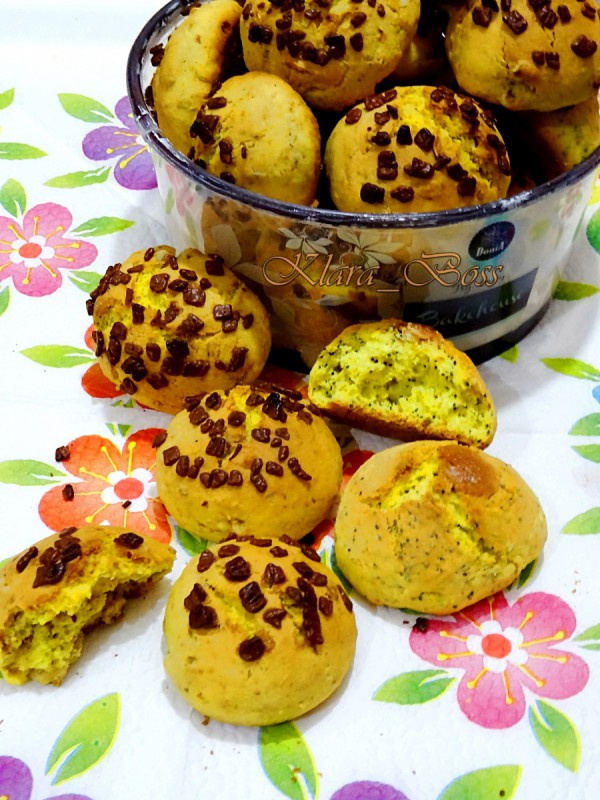 Жолти колачиња со тиква 