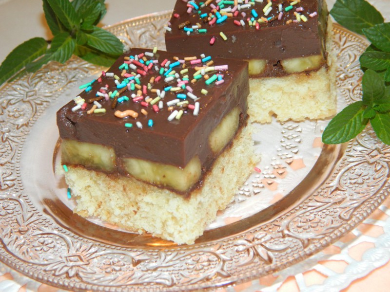 Торта со чоколаден пудинг (посно)