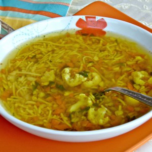 Карфиол-морков супа (посно)