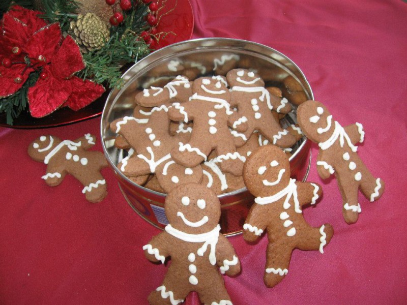 Божиќни ѓумбир колачиња 