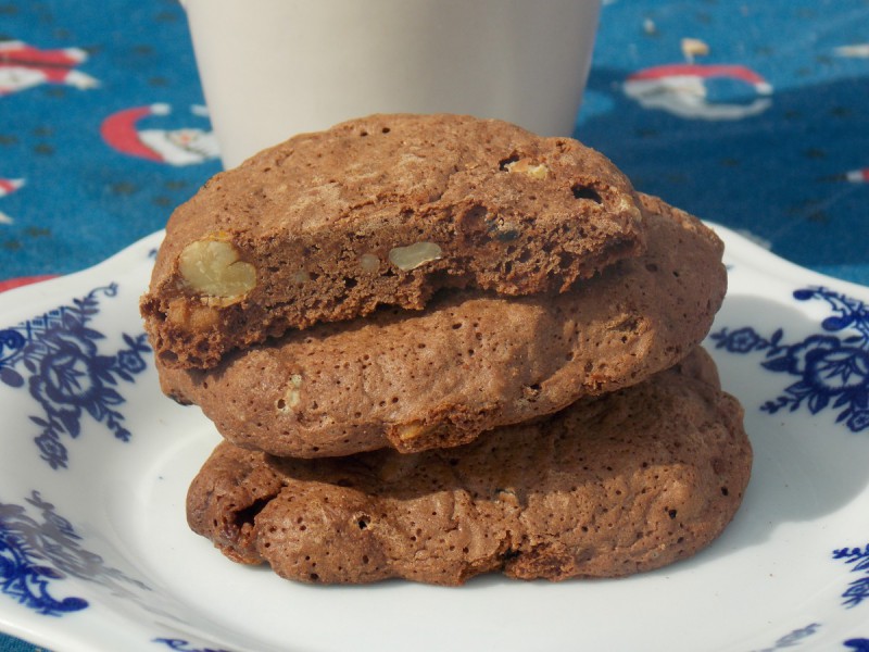Чоколадни колачиња со боровинки