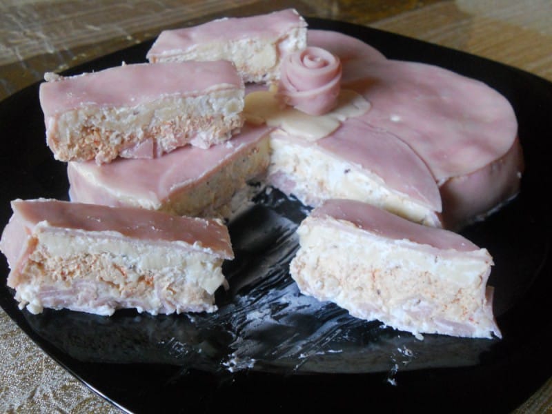 Мини солена торта (без печење)