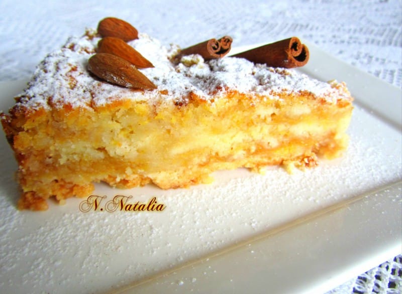 Колач со јаболки (посно)