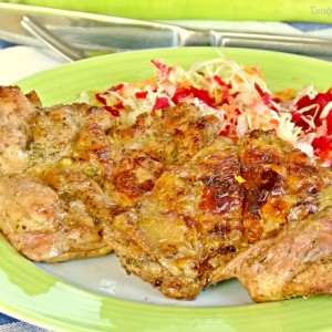 Маринирано пилешко на скара (батак со карабатак)