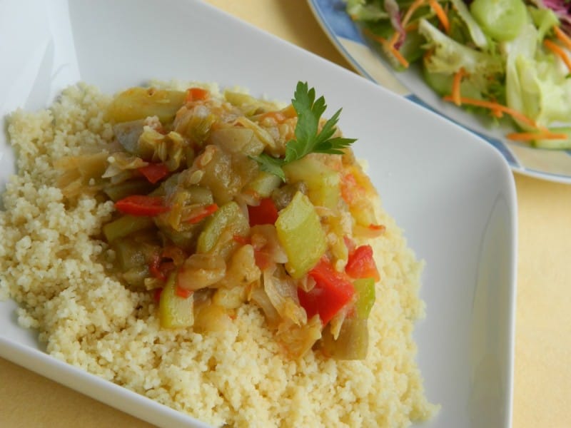 Кус кус со зеленчук (посно)