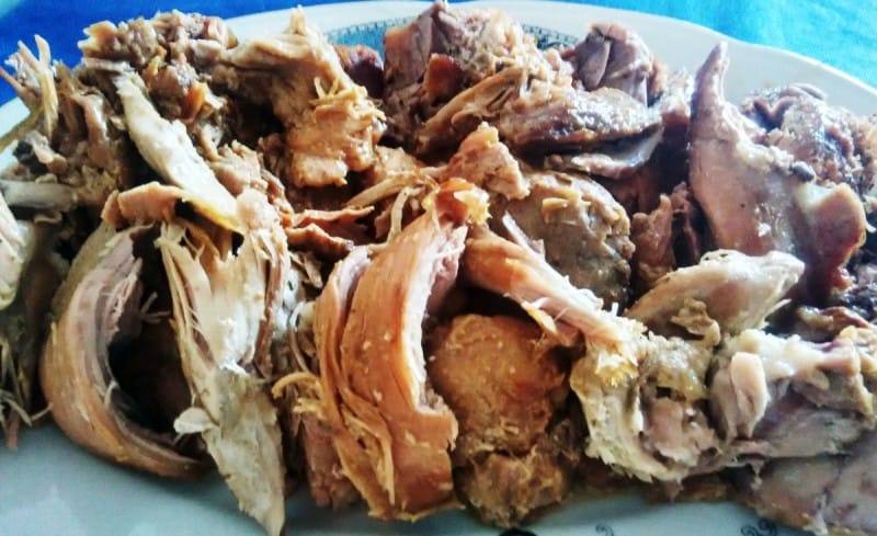 Динстано свинско и мисиркино месо
