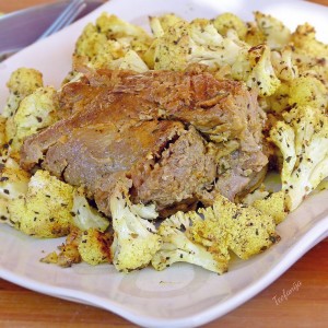 Мисиркино месо со пуканки од карфиол (хроно)