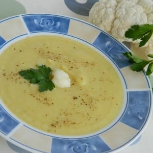 Чорба со карфиол (посно)